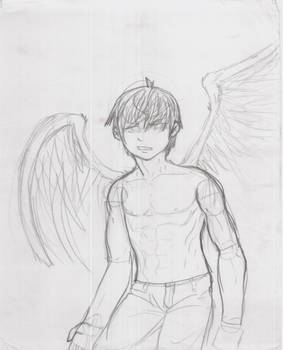 angel sketch