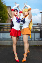 Sailor Moon: Sailor Mars and Sailor Venus
