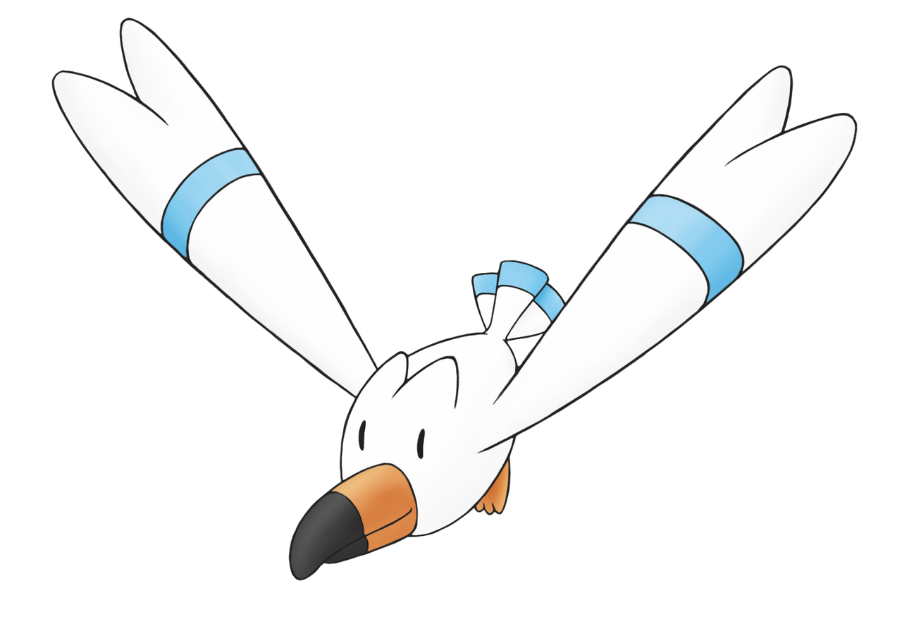 Wingull by LetterLeftUnsent on DeviantArt
