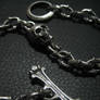 Silver deadmans bracelet