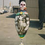 Day of the dead hanging lamp