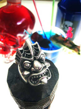 Silver Tiki Ring