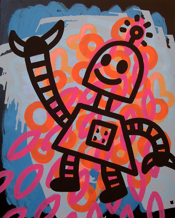Pink Helper by popartmonkey on DeviantArt