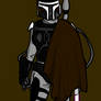 Mara Jade Skywalker in Mandalorian armor