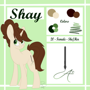 Ponysona Ref: Shay by beashay