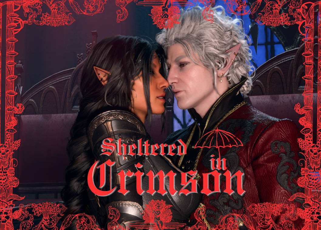 sheltered in crimson