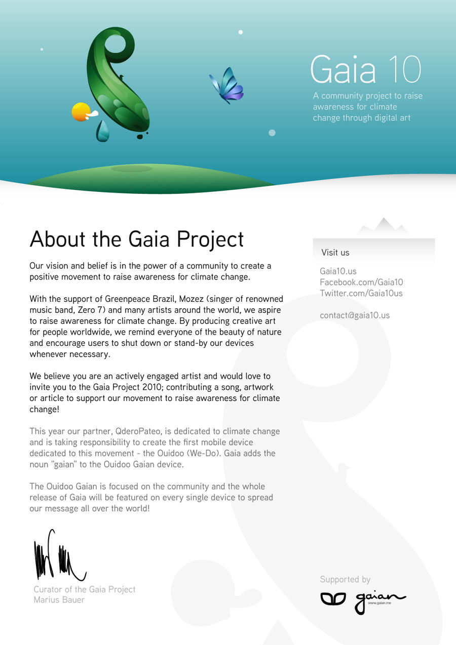 Gaia10 Invitation