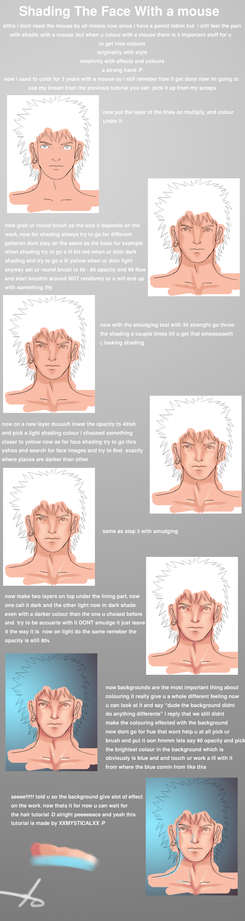 Tutorial For Shading Skin Tutorial: Skin Shading by MRRWN on DeviantArt
