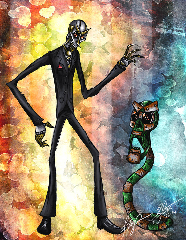Lockbot and Vincent by AutomatonSnapshot on DeviantArt