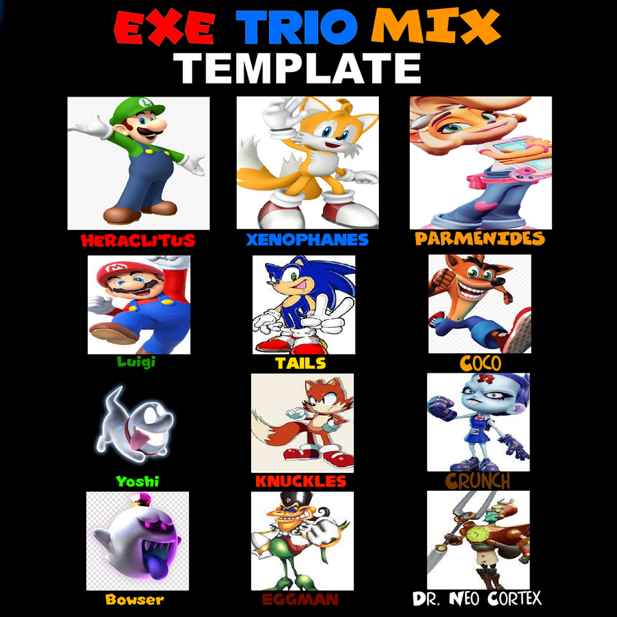 EXE TRIO MIX TEMPLATE swap/bsides by Estebanerror2010 on DeviantArt EXE TRIO MIX TEMPLATE swap/bsides by Estebanerror2010 on DeviantArt