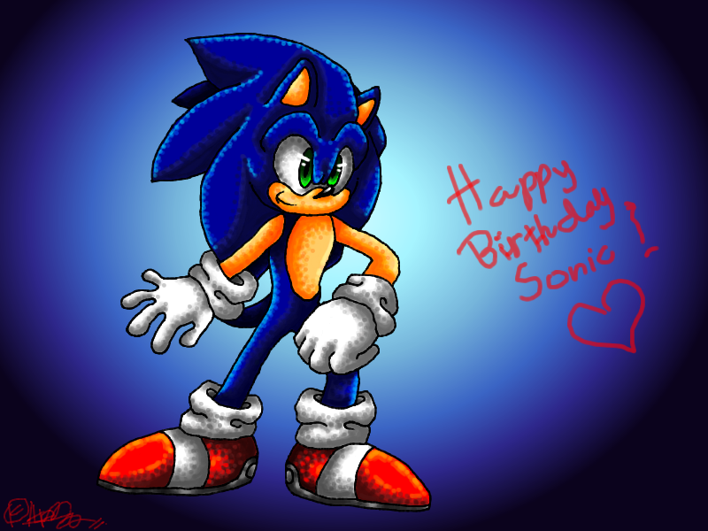 Happy 22nd birthday Sonic the Hedgehog!