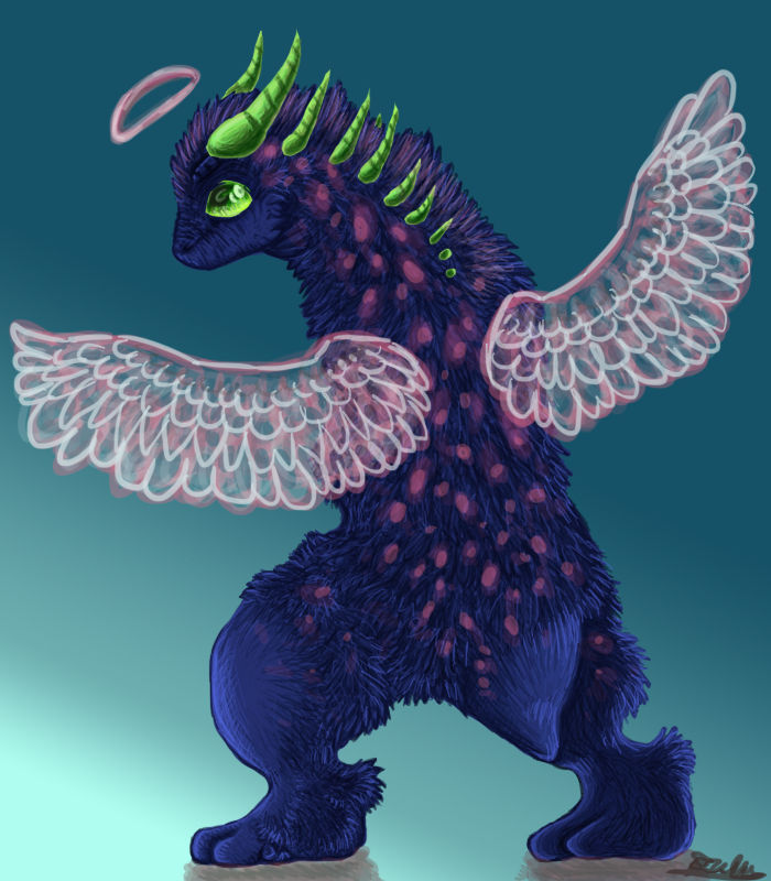 Magical-Angel-Lizard-Monster by Ejaki on DeviantArt
