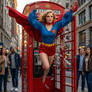 Supergirl on a mission