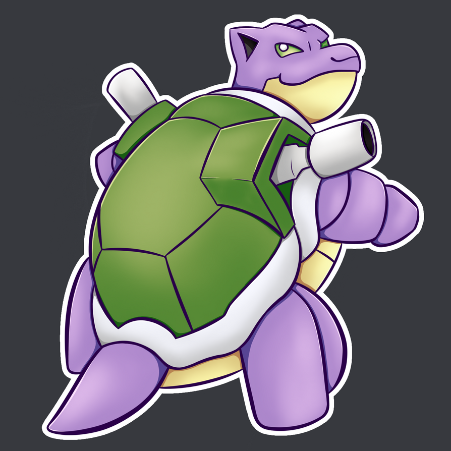 Pokemon #009, Shiny Blastoise by CatBwead on DeviantArt