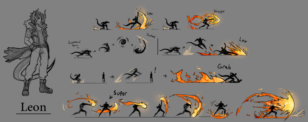 Leon Character Sheet by Rhydwyn on DeviantArt