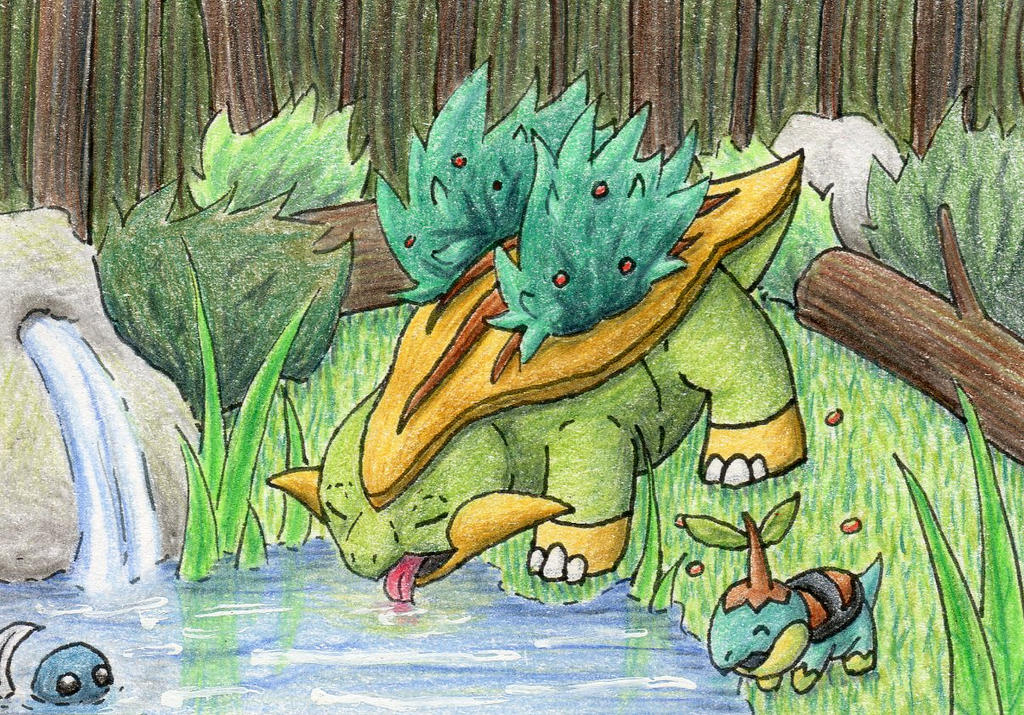 Grotle Deviantart Grotle's secret springwater by Mystery-Vitani on DeviantArt