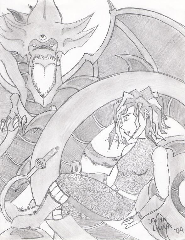 The Sorceress and Slifer