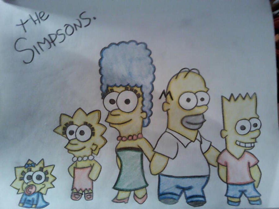 The Simpsons Vector Deviantart The simpsons by SUPEROBININJA on DeviantArt