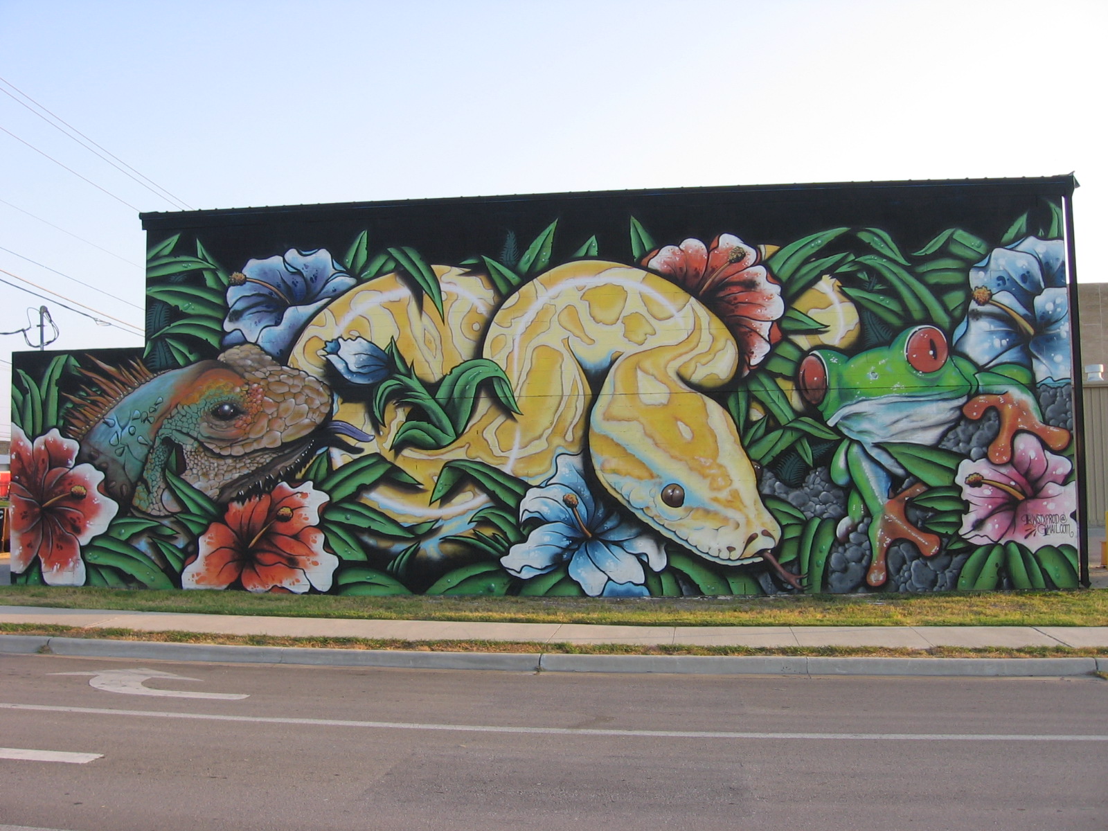 Exotic Pet Shop mural