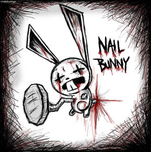 Nail Bunny - cute and bloody