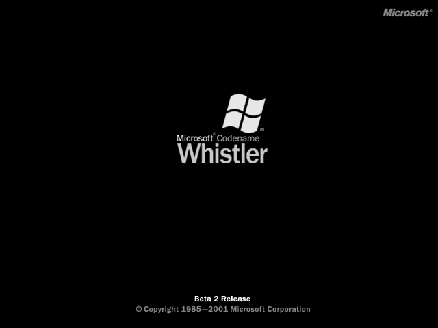 Windows Whistler Beta 2 boot screen by oscareczek on DeviantArt