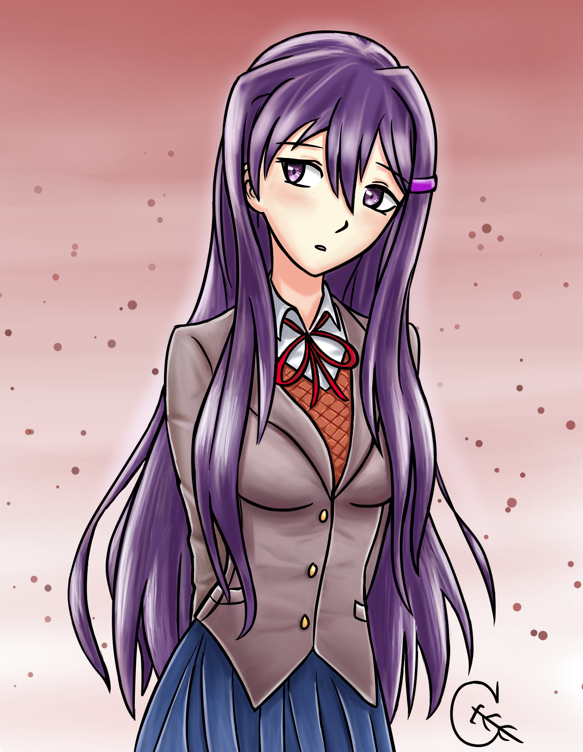 Yuri Doki Doki Literature Club By Galaxianista On Deviantart