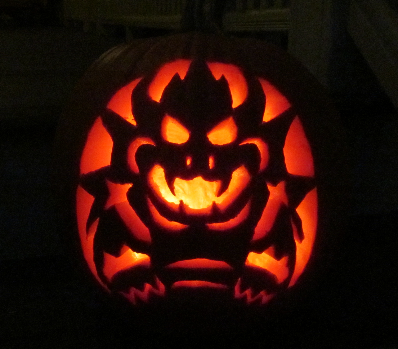 Bowser Pumpkin Carving Patterns
