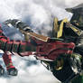Magazord wallpaper / Dragonzord fan art
