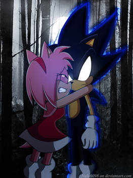 Sonic X- Sonamy- Dark Sonic and Amy