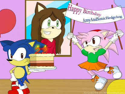 Happy Birthday AmyAndSonicHedgehog