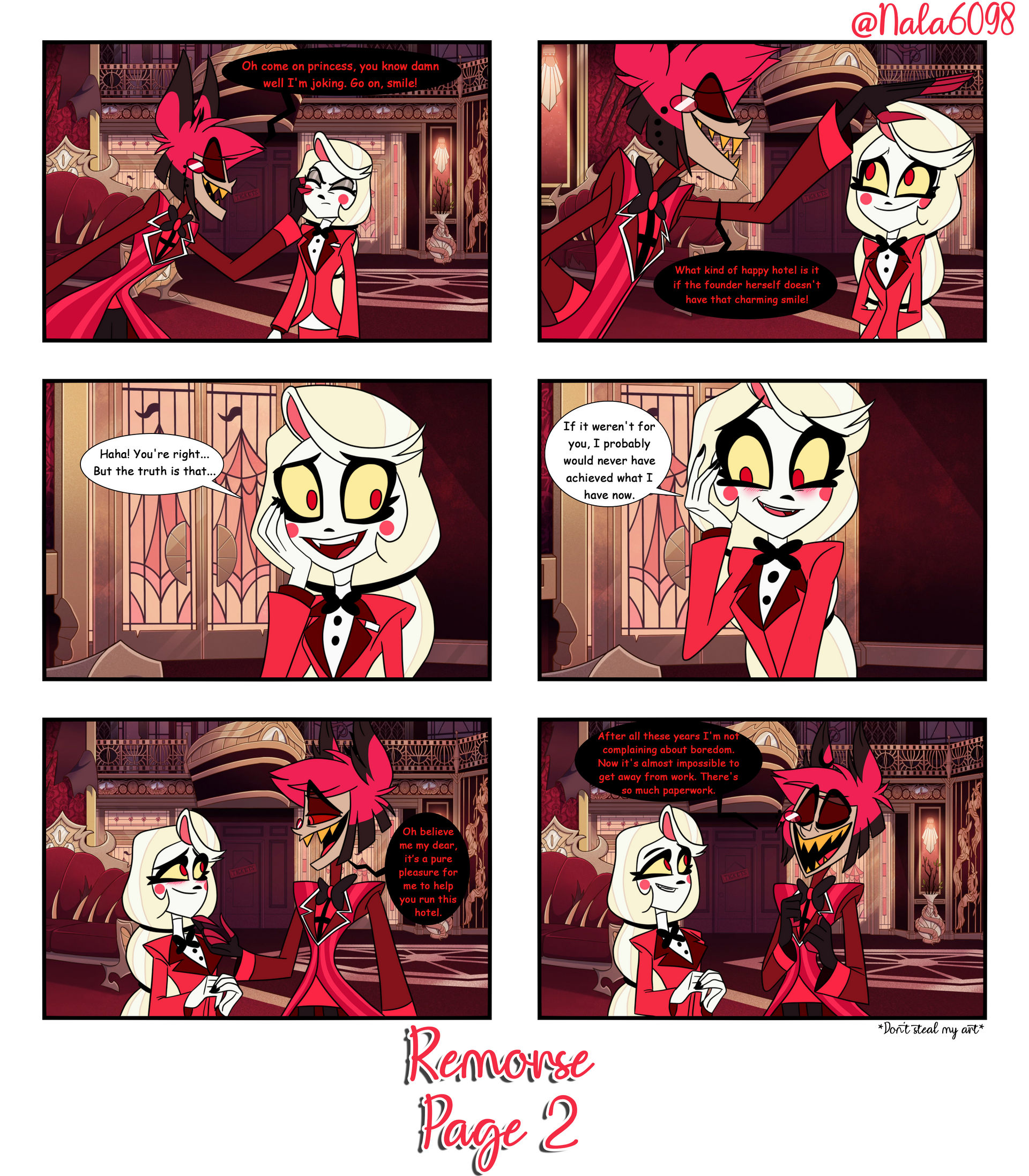 Hazbin Hotel: Charlastor: Remorse comic page 2 by Nala6098 on DeviantArt