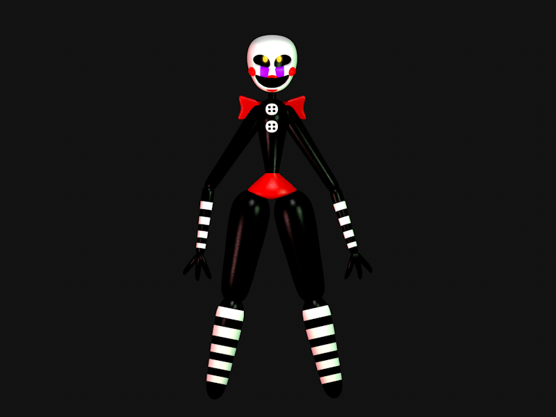 Gymnast Puppet (FNAF AR Skin Concept) by MCAboyan on DeviantArt