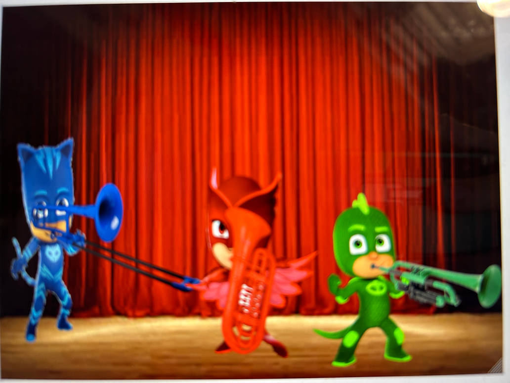 Pj Masks Instruments PJ Masks Playing Plastic Instruments by mcc8621 on DeviantArt