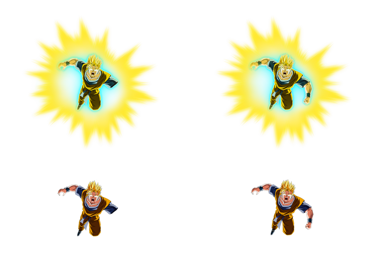 Super Saiyan Rage / Ikari Future Gohan render by DarrielOni on DeviantArt