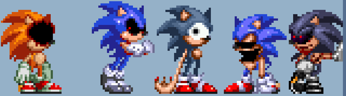 Sonic.exe full sprite sheet .:reuploaded:. by Johnny-HedgeWolf on DeviantArt