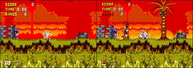 Sonic OMT Reskin For Sonic Exe The Disaster 2d Remake by Mr Pixel