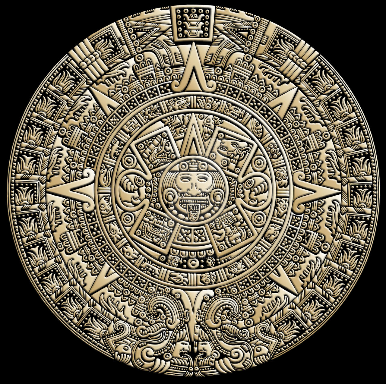 Calendario Azteca Giratorio