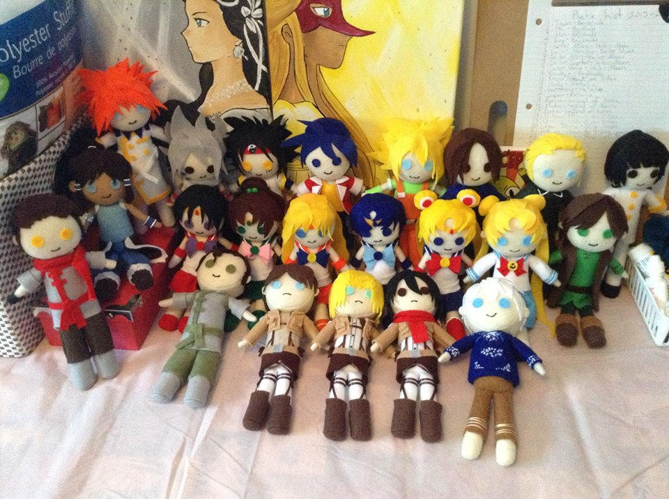 Plushies for Ai Kon 2014