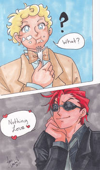 Good Omens Dining Together