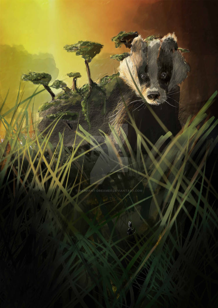 Badger Rampant Badger god ( Earth) by Rampant-Dreamer on DeviantArt