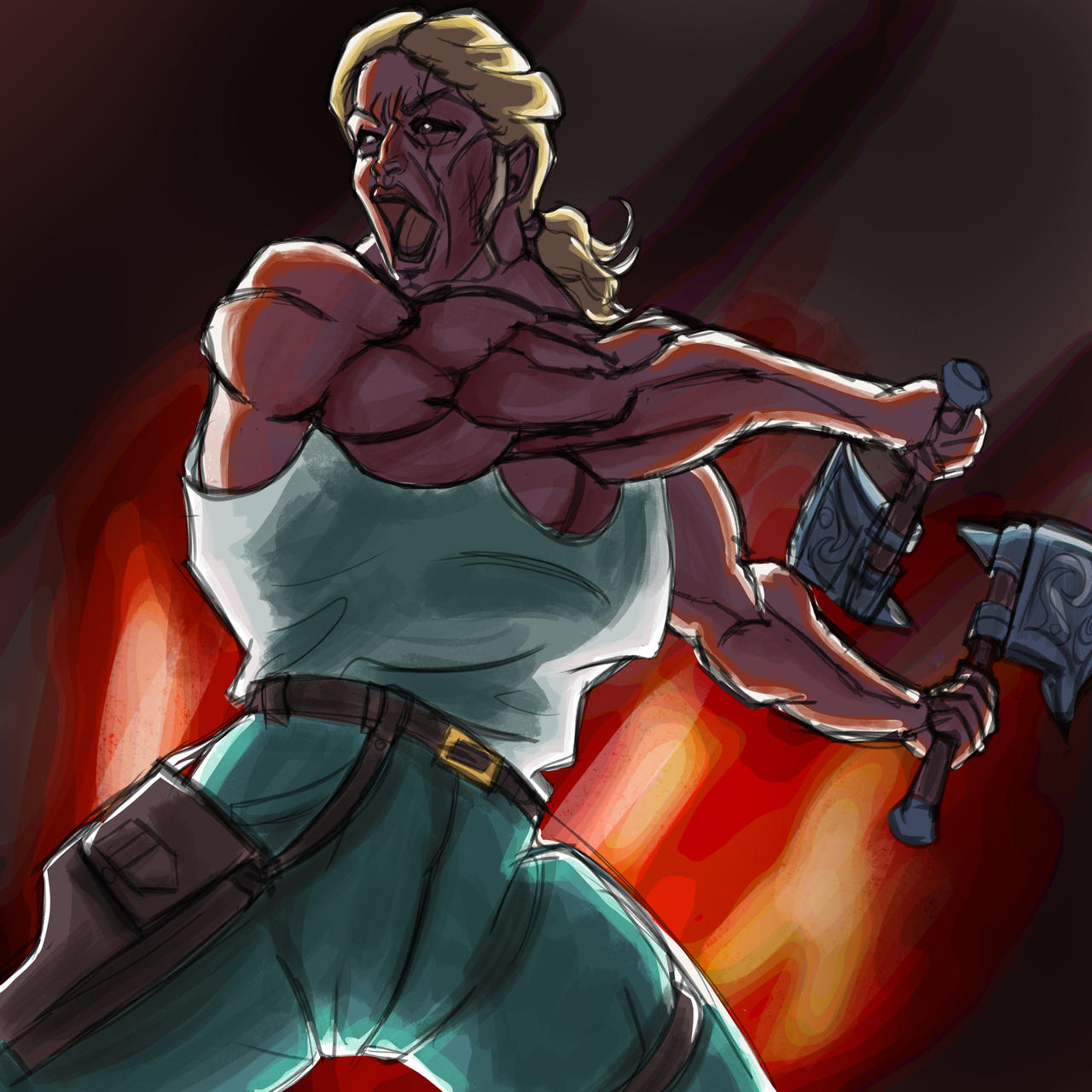 Coast guard character - Melee