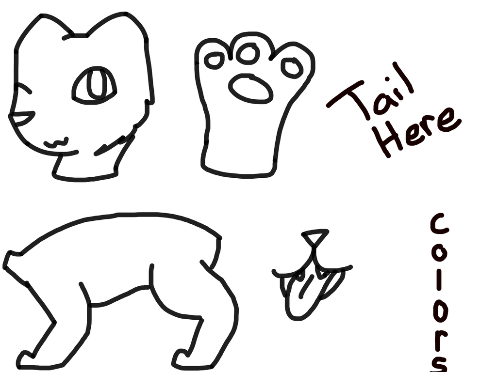 Feline Ref Base f2u feline ref base by c4llie on DeviantArt