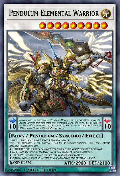yugioh pendulum synchro deck Complete Custom for Yu-Gi-Oh! DIFO-EN042 - Symphonic Warrior Rockks