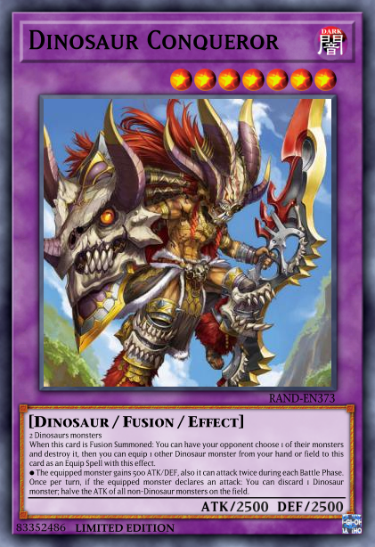 yugioh dinosaur fusion cards The Best Dinosaur Type Extra Deck Monsters In Yu-Gi-Oh!