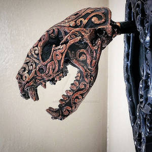 Skull Copper Electroformed Wall Art