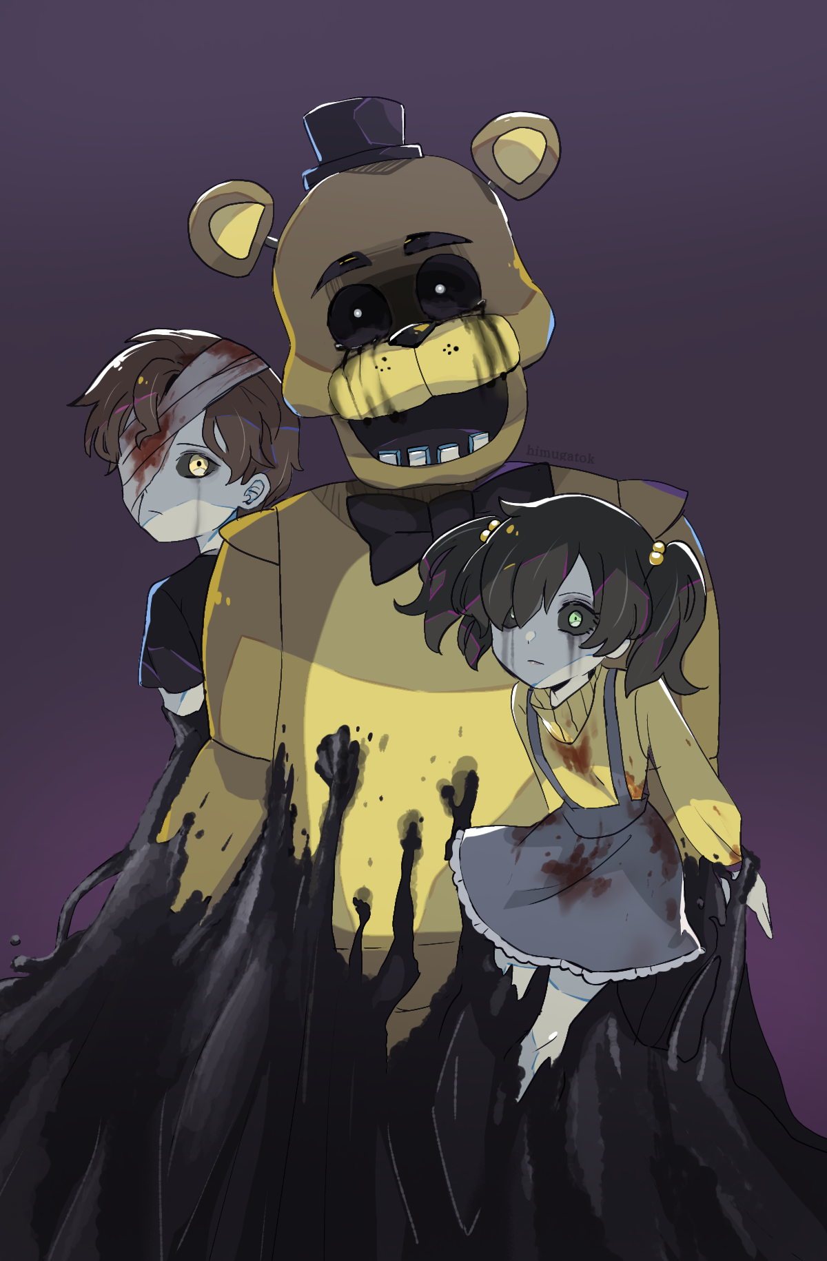 Fnaf 1; The souls have been set free : r/FnafArtist_Theorist