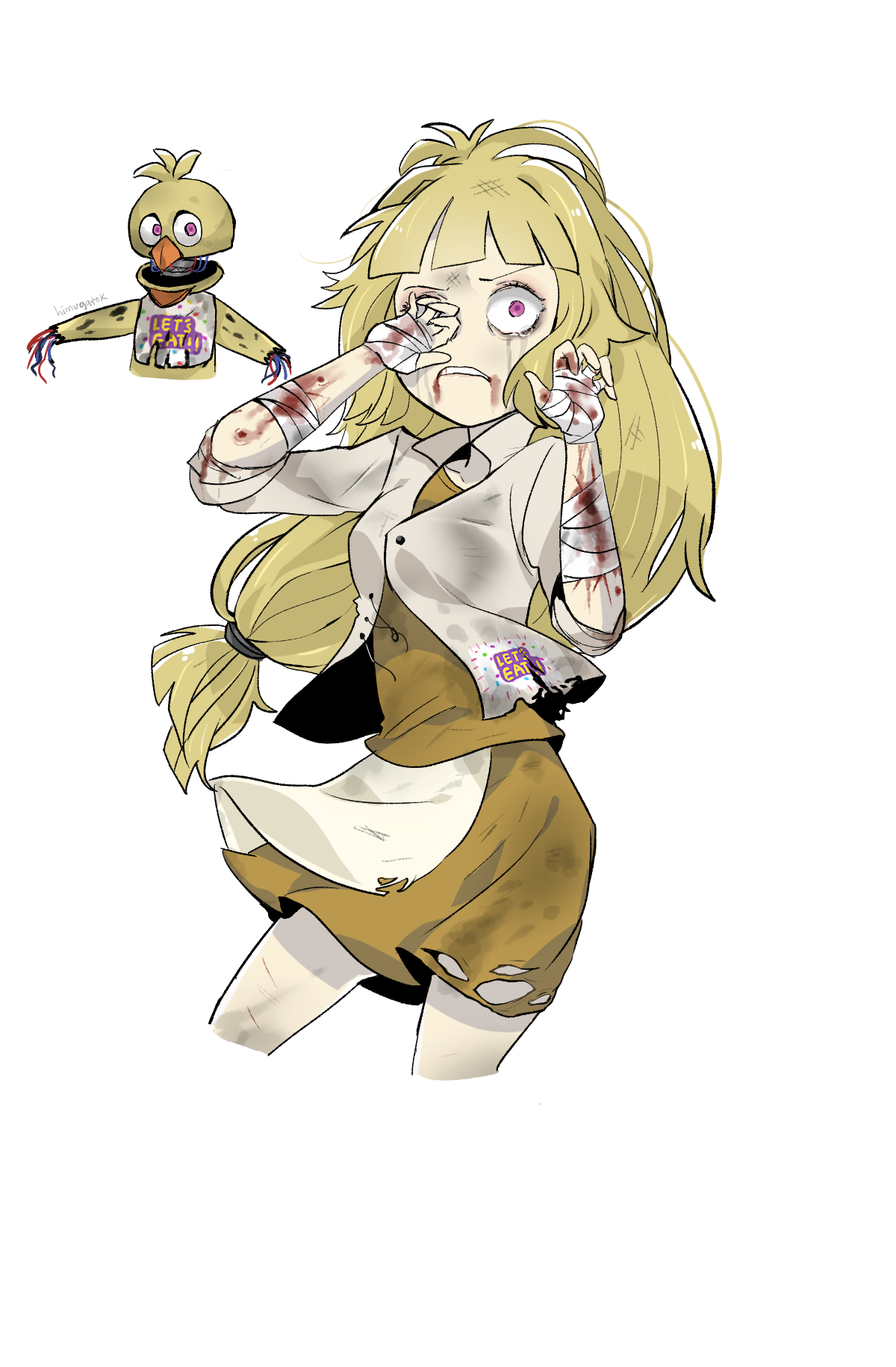 Withered Chica  Anime fnaf, Fnaf characters, Fnaf drawings