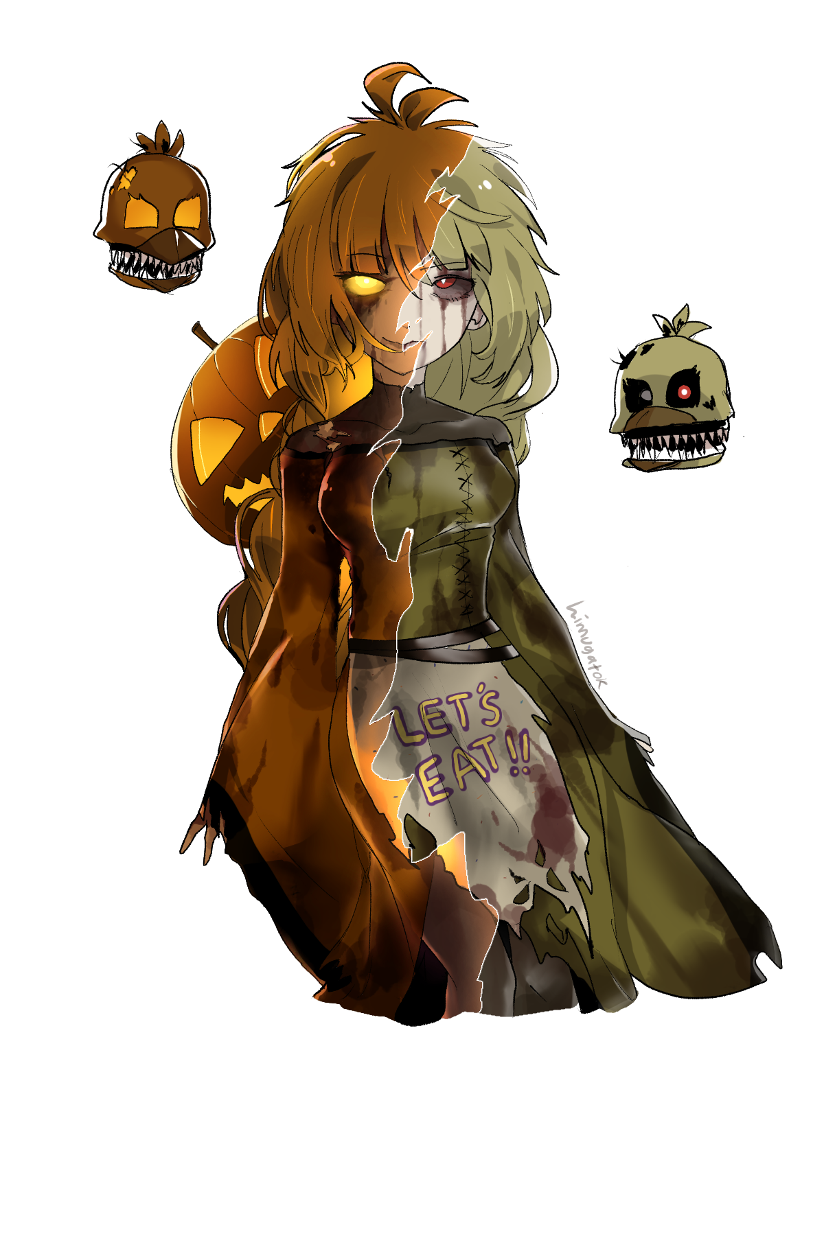 Nightmare Jack O Chica By Himugatok On Deviantart Nightmare Jack O Chica By Himugatok On Deviantart