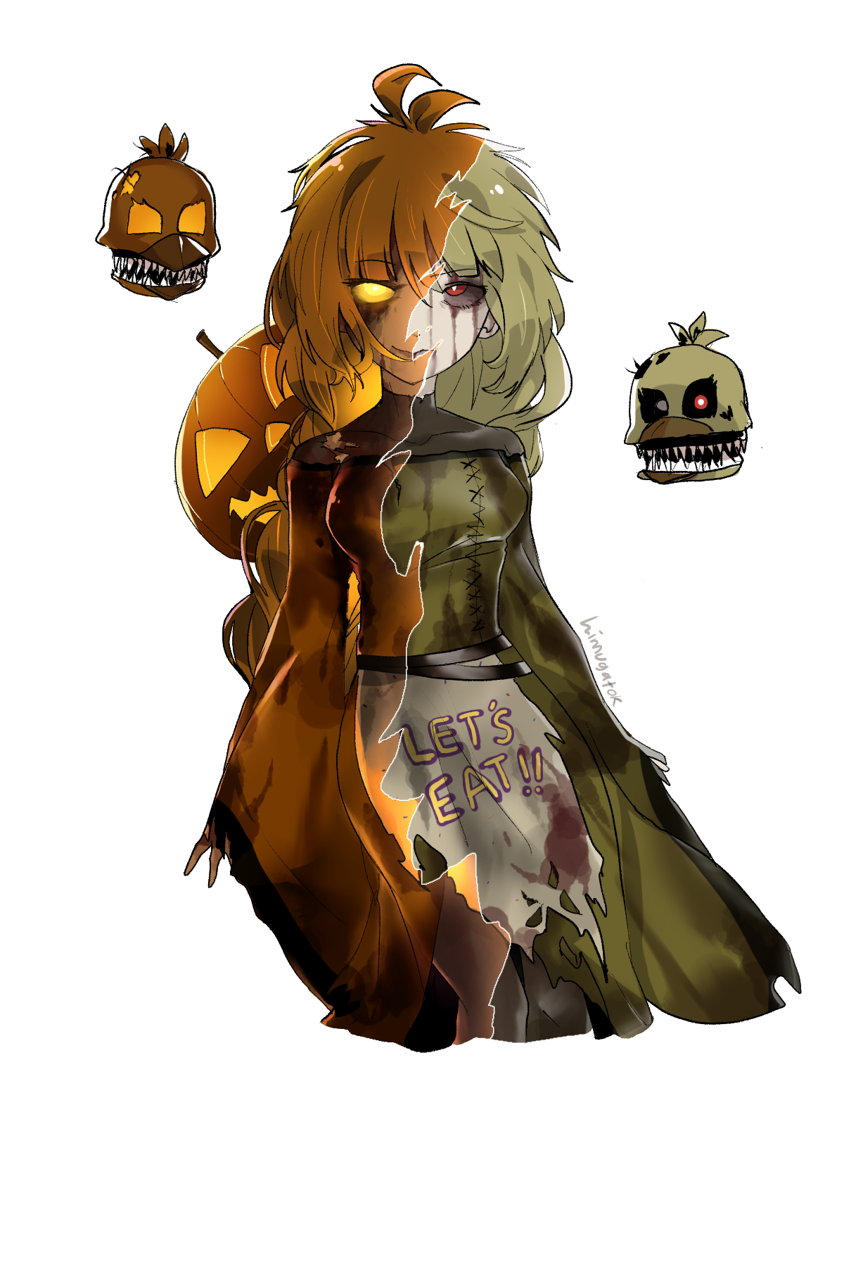 Nightmare and PlushTrap- Fnaf 4 human version by AdriKoneko-Mizuiro on  DeviantArt