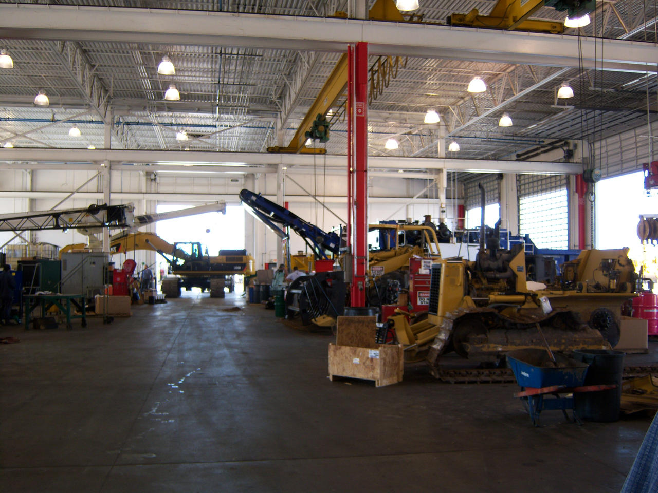 Inside the Caterpillar Shop